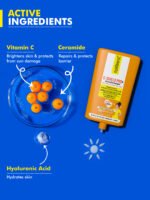 Nuatrafol Vitamin C-Shield Pro+ Sunscreen | SPF 50 PA++++ | Matte Finish & Water-Light Fluid | With Vitamin C, Hyaluronic Acid & Ceramide | No White Cast | Broad Spectrum UVA/UVB Protection | 50gm - Image 5