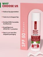 Nuatrafol Beetroot Tinted Lip Balm SPF 50 PA+++ | For Dark & Pigmented Lips | Hydrates Dry & Chapped Lips | Enriched with Kojic Acid, Ceramide, Peptide & Vitamin E | Soft, Glossy Lips for Women | 5g - Image 3