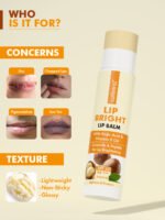 Nuatrafol Natural Lip Bright Lip Balm with SPF 50 PA+++ | Kojic Acid, Vitamin E, Shea Butter | Ceramide + Peptide | Brightens & Protects Dark Lips | For Men & Women | 5g - Image 5