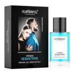 Nuatrafol Luxurious Seductive Perfume for Men & Women | 25% Perfume Oil | Extra Long Lasting Luxury Fragrance | Fresh Marine, Floral & Sandalwood Notes | Developed in France. 50ml
