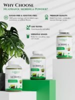 ORGANIC 100% Pure Leaf Moringa Powder 200gm | No Added Sugar | Immunity Booster - Image 6