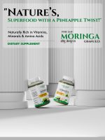 Pure Leaf Moringa Granules With Pineapple Flavour - Image 2
